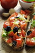 Photos : Bruschetta al pomodoro - Antipasti italiani