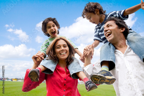 Photo: family having fun family having fun