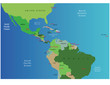 Map of Central America