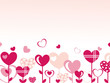 Background with Hearts Background with Hearts