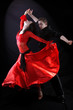 Photo: dancers against black background dancers against black background