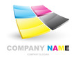 cmyk abstract logotype cmyk abstract logotype