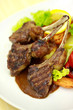 Lamm Medaillons - Filet- mit Gemüse,gebackenen Tomaten