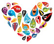 gotas corazón