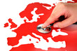 Photo: Map and stethoscope Map and stethoscope