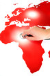 Photo: Map and stethoscope Map and stethoscope