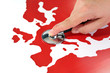 Photo: Map and stethoscope Map and stethoscope