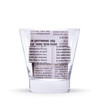 glass with newspaper rolls