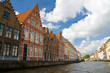 Kanal in Bruegge, Belgien Kanal in Bruegge, Belgien