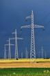 High voltage wires