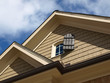 Luxury Model Home Exterior window attic close up
