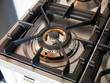 Cooking on a gas stove