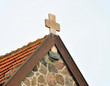 Wooden Cross on Christian Church
