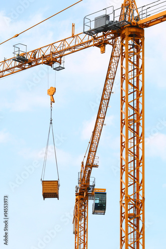 Cranes at the construction site