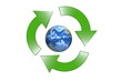 Ecological symbol. Alpha channel is included