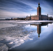 City hall Stockholm, in winter. City hall Stockholm, in winter.