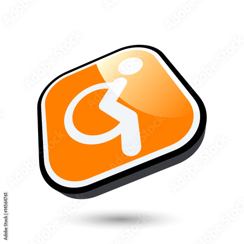behindert rollstuhl zeichen symbol