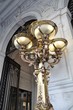 Lampadaire doré