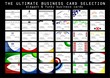Vektor: Elegant and Funky Business Cards Set Elegant and Funky Business Cards Set
