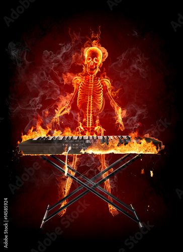 Photo: Keyboardist Keyboardist