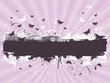 Grunge butterfly background