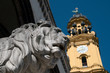feldherrnhalle und theatinerkirche in münchen