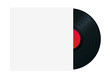 Vinyl record in sleeve. High-detailed vector