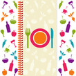 Menu or Restaurant Card. Vector illustration.