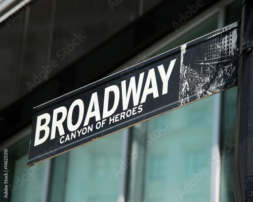 Photo: Broadway Street Sign Broadway Street Sign