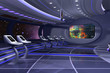 3D rendered spaceship