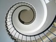 Wendeltreppe aufwärts