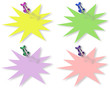 blocks in some colors to write shortnesss messages ll...