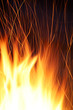 Blazing fire abstract background