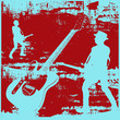 Guitar Grunge Background