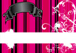 Fashion baroque background with banniere Fashion baroque background with banniere