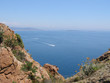 Vue plongeante sur la mer méditerranée Vue plongeante sur la mer méditerranée