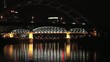 Nashville Tennessee Bridge at Night on Cumberland River