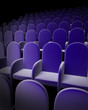 Empty Theatre auditorium cinema or conference hall