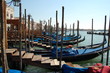Gondolas on the water of the Grand Canal