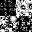 Set monochrome seamless backgrounds.