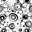 Seamless background from rough circles and squares.