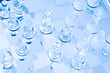 Glass chess set