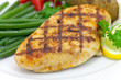 Hühnerbrust -Steak , gegrillt