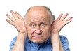 funny senior man