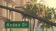 Rodeo Drive sign close-up - HD