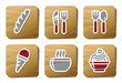 Food and Restaurant icons | Cardboard series Food and Restaurant icons | Cardboard series