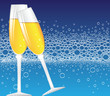 Champagne bubbles