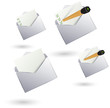 envelope, vector set