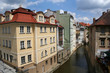 Small Venice in Prague, river Chertovka