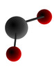 molécule de CO2 molécule de CO2